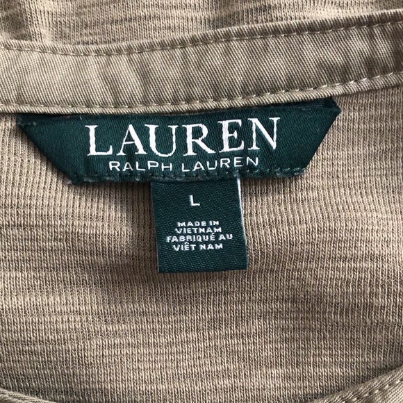 Lauren Ralph Lauren 3/4 Sleeve Pocket Shirt - Picture 10 of 11